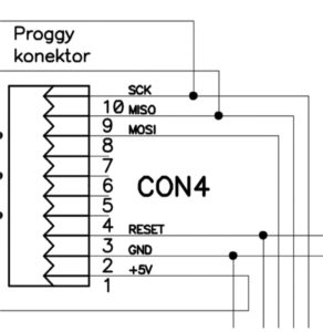 MegaPin lahko deluje kot AVR ISP programator